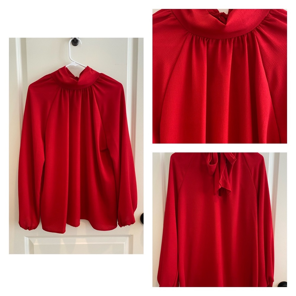 *NWOT* Mock Neck Blouse
